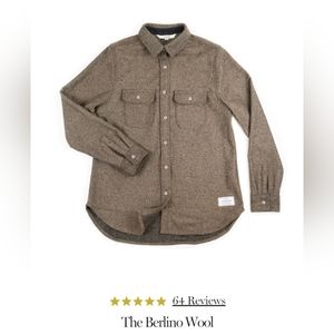 Anián Berlino Wool Shirt Size Large NWOT